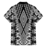 Aotearoa Tukutuku and Poutama Motif Classic Family Matching Short Sleeve Bodycon Dress and Hawaiian Shirt