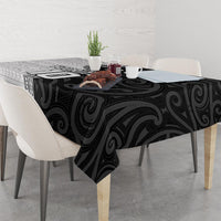 Custom Fiji and New Zealand Rugby Tablecloth Tapa Mix Maori Pattern