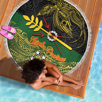 Chimpu Province Papua New Guinea Beach Blanket Bird-of-paradise Art Tattoo and Melanesian Motifs - Polynesian Pride