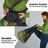 Chimpu Province Papua New Guinea Grocery Bag Bird-of-paradise Art Tattoo and Melanesian Motifs - Polynesian Pride