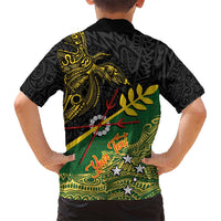 Personalized Chimpu Province Papua New Guinea Hawaiian Shirt Bird-of-paradise Art Tattoo and Melanesian Motifs - Polynesian Pride