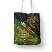 Chimpu Province Papua New Guinea Tote Bag Bird-of-paradise Art Tattoo and Melanesian Motifs - Polynesian Pride