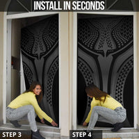 Hawaiian Kakau Art Tattoos Aquaman Style Door Cover Special Edition - Polynesian Pride