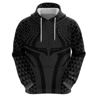Hawaiian Kakau Art Tattoos Aquaman Style Hoodie Black Version - Polynesian Pride