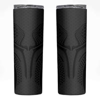 Hawaiian Kakau Art Tattoos Aquaman Style Skinny Tumbler Black Version - Polynesian Pride