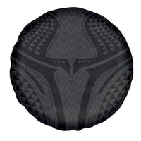 Hawaiian Kakau Art Tattoos Aquaman Style Spare Tire Cover Black Version - Polynesian Pride