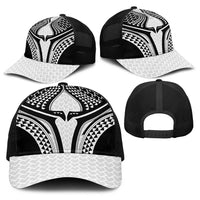Hawaiian Kakau Art Tattoos Aquaman Style Baseball Net Cap White Version - Polynesian Pride