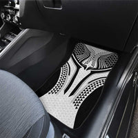 Hawaiian Kakau Art Tattoos Aquaman Style Car Mats White Version - Polynesian Pride