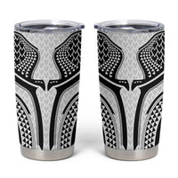 Hawaiian Kakau Art Tattoos Aquaman Style Tumbler Cup White Version - Polynesian Pride