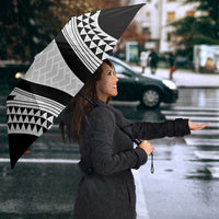 Hawaiian Kakau Art Tattoos Aquaman Style Umbrella White Version - Polynesian Pride