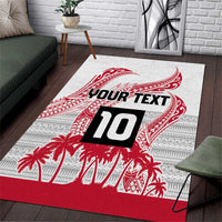 Cook Islands Marathon 2025-Pursuit in Paradise Area Rug Red Color