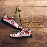 Cook Islands Marathon 2025-Pursuit in Paradise Sneakers Red Color