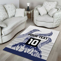 Cook Islands Marathon 2025-Pursuit in Paradise Area Rug Blue Color