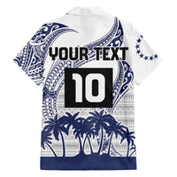 Cook Islands Marathon 2025-Pursuit in Paradise Family Matching Off Shoulder Maxi Dress and Hawaiian Shirt Blue Color LT03 - Polynesian Pride