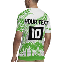 Cook Islands Marathon 2025-Pursuit in Paradise Rugby Jersey Green Color