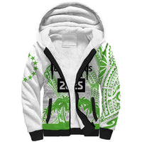 Cook Islands Marathon 2025-Pursuit in Paradise Sherpa Hoodie Green Color