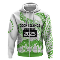 Cook Islands Marathon 2025-Pursuit in Paradise Zip Hoodie Green Color LT03 Zip Hoodie Green - Polynesian Pride
