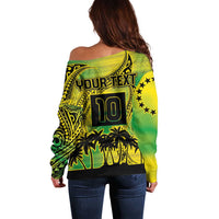 Cook Islands Marathon 2025-Pursuit in Paradise Off Shoulder Sweater Special Edition LT03 - Polynesian Pride