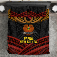 Papua New Guinea Bird-of-Paradise Bedding Set Coat of Arms and Tribal Patterns