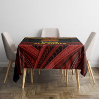 Papua New Guinea Bird-of-Paradise Tablecloth Coat of Arms and Tribal Patterns