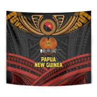 Papua New Guinea Bird-of-Paradise Tapestry Coat of Arms and Tribal Patterns