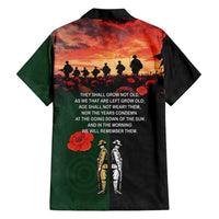 New Zealand and Australia ANZAC Day Family Matching Tank Maxi Dress and Hawaiian Shirt Lest We Forget Indigenous and Maori Pattern LT03 - Polynesian Pride