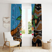 Fiji and Australia Window Curtain Fijian and Aboriginal mix Culture