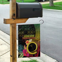 Vanuatu Independence Day Garden Flag Sand Drawing Melanesian Vibes