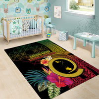 Vanuatu Shefa Day Area Rug Sand Drawing Melanesian