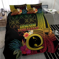 Vanuatu Shefa Day Bedding Set Sand Drawing Melanesian