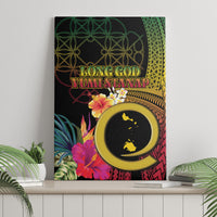 Vanuatu Shefa Day Canvas Wall Art Sand Drawing Melanesian