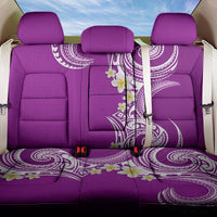 Aloha Polynesian Plumeria Flower Back Car Seat Cover Purple Color LT03 One Size Purple - Polynesian Pride