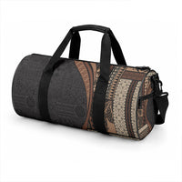 Samoa Siapo Motif and Tapa Pattern Half Style Duffle Bag