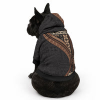 Samoa Siapo Motif and Tapa Pattern Half Style Pet Hoodie