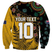 Custom New Zealand and Australia Rugby Sweatshirt Maori Warrior With Aboriginal Version