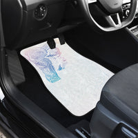 Hawaiian Manta Ray Tribal Car Mats Polynesian Art Motifs Sweet Pastel LT03 - Polynesian Pride