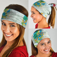 Japanese and Hawaiian Culture Fusion Neck Gaiter Irezumi with Turtles and Lei Kakau Pattern Fresh Vibe LT03 - Polynesian Pride