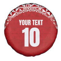 Custom Tonga Football Ngatu Tribal Tattoo Spare Tire Cover