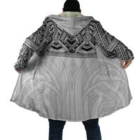Samoan Traditional Art Tattoos Cloak Tatau Tribal Motifs with Ula Nifo White - Polynesian Pride