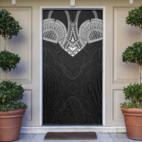 Samoan Traditional Art Tattoos Door Cover Tatau Roman Reigns Black Color - Polynesian Pride