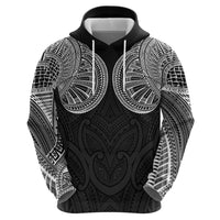 Samoan Traditional Art Tattoos Hoodie Tatau Roman Reigns Black Color - Polynesian Pride