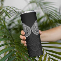 Samoan Traditional Art Tattoos Skinny Tumbler Tatau Roman Reigns Black Color - Polynesian Pride