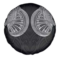Samoan Traditional Art Tattoos Spare Tire Cover Tatau Roman Reigns Black Color - Polynesian Pride