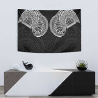 Samoan Traditional Art Tattoos Tapestry Tatau Roman Reigns Black Color - Polynesian Pride