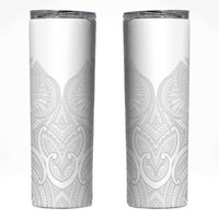 Samoan Traditional Art Tattoos Skinny Tumbler Tatau Roman Reigns White Color - Polynesian Pride