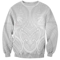 Samoan Traditional Art Tattoos Sweatshirt Tatau Roman Reigns White Color - Polynesian Pride