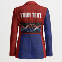 Personalised Samoan DNA-Proud of Samoa Blazer Polynesian Patterns - Polynesian Pride