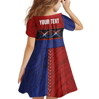 Personalised Samoan DNA-Proud of Samoa Family Matching Summer Maxi Dress and Hawaiian Shirt Polynesian Patterns - Polynesian Pride