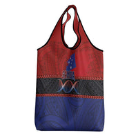 Samoan DNA-Proud of Samoa Grocery Bag Polynesian Patterns - Polynesian Pride