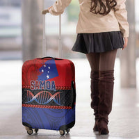 Samoan DNA-Proud of Samoa Luggage Cover Polynesian Patterns - Polynesian Pride